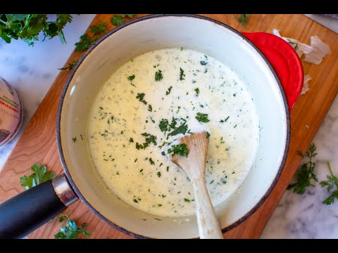 HOW TO MAKE A QUICK AND EASY CILANTRO CREAM SAUCE RECIPE