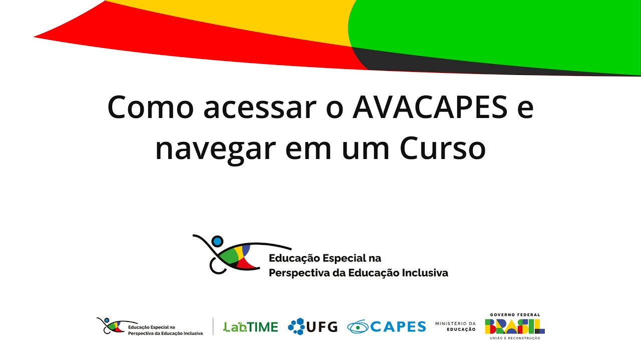 Como acessar o AVACAPES e navegar em um Curso
