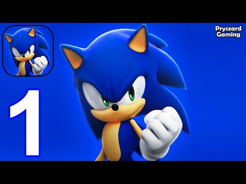 Sonic Forces Running Battle - Gameplay Walkthrough Part 1 Sonic, Silver & Espio (iOS, Android)