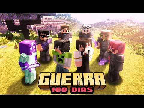 SOBREVIVI 100 DIAS em GUERR4!! - MINECRAFT SURVIVAL - O FILME!!