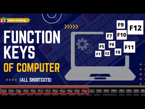 Function Key of Computer F1 to F12 | Function Keys Use in Hindi