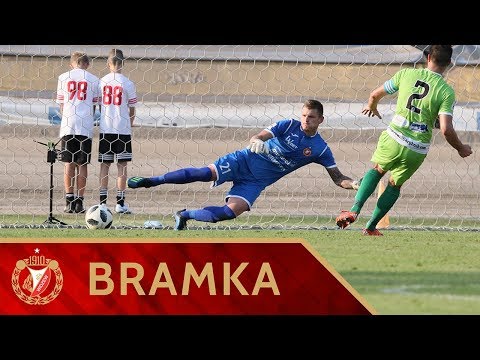 ROW Rybnik - Widzew Łódź 1:0 - Bramka Jana Janika