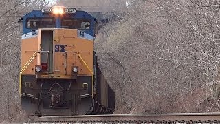 preview picture of video 'CSX EMD SD70 ACe on the Old Main Line'