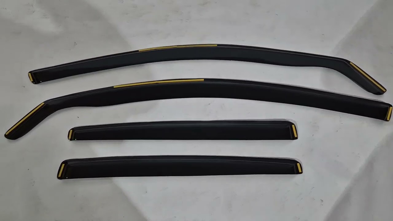 Mercedes A-сlass W177 2018- рр. Вітровики вставні (HB, 4 шт, Esa) Video 1