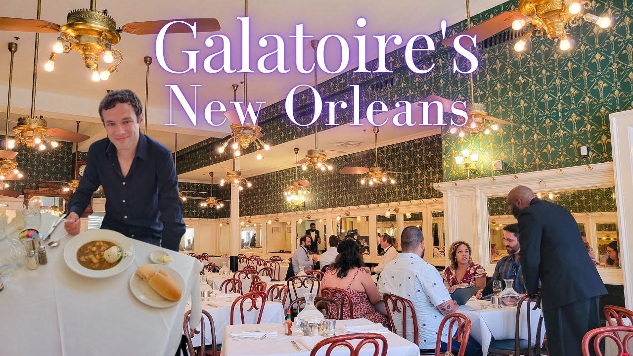 Eating at Galatoire's. An Iconic and Historic New Orleans Creole Restaurant