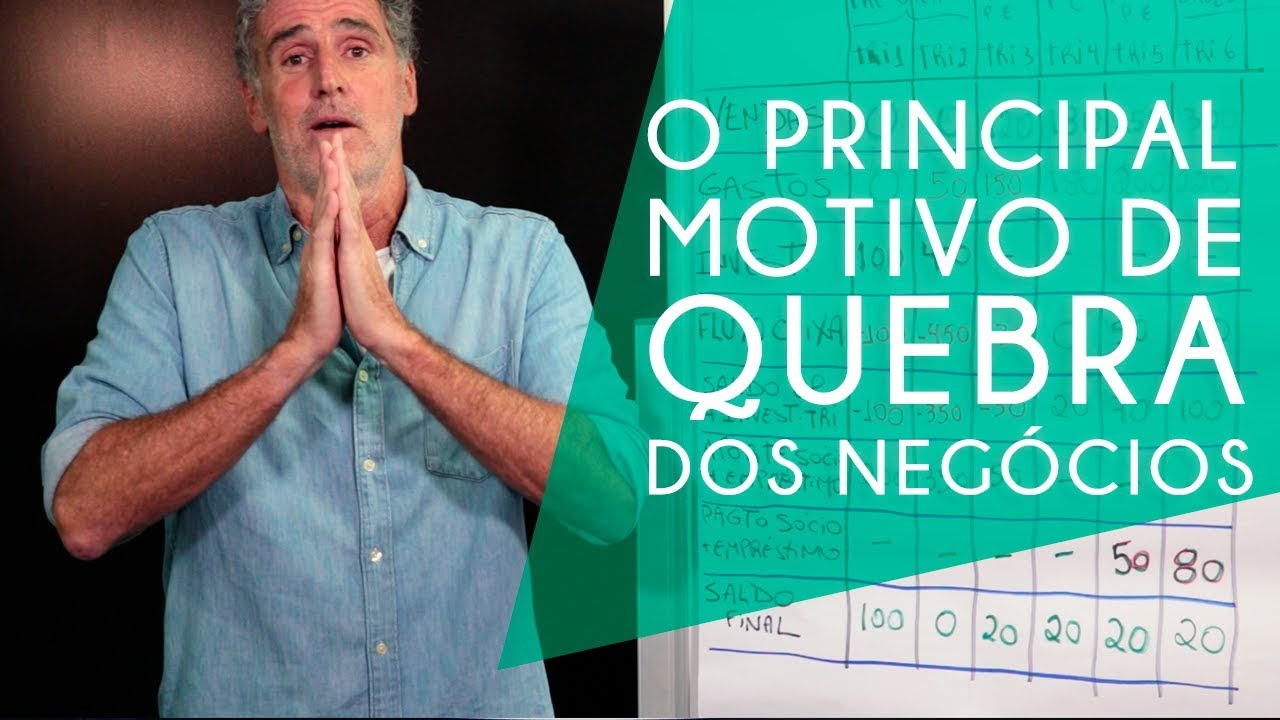 O PRINCIPAL motivo de QUEBRA dos negócios | Fluxo de caixa