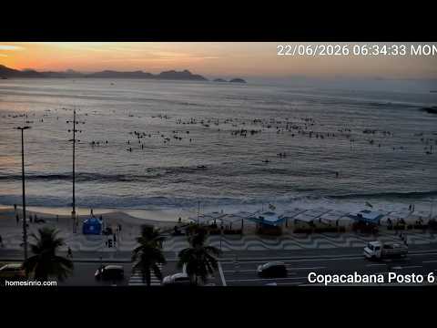リオ・コパカバーナ海岸のライブカメラ映像
