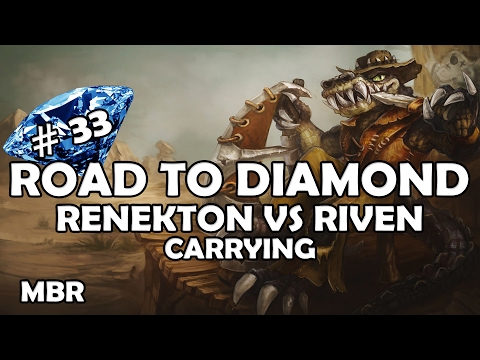 Road To Diamond #33 | Outback Renekton Vs Riven | Courage Of Colossus | Season 7