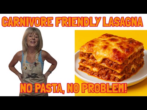 Simple low carb lasagne for keto and carnivore lovers || Emma Voysey