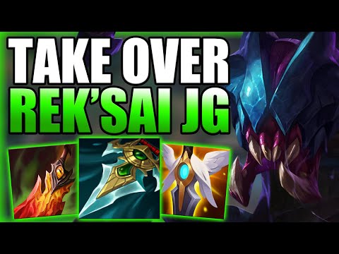 THIS IS HOW REK'SAI JUNGLE CAN COMPLETELY TAKE OVER THE GAME! Best Build/Runes S+ League of Legends
