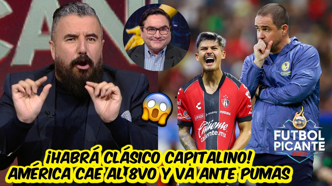 GOLPE al AMÉRICA. Pierde ante ATLAS, cae al octavo y se mide a PUMAS en la LIGUILLA | Futbol Picante