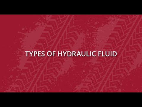 Types of Hydraulic Fluid