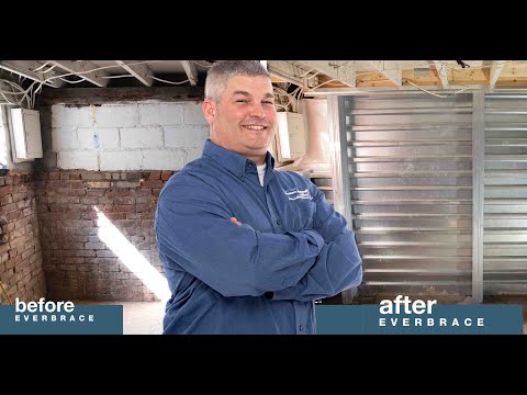 Basement Wall Repair in Burlington, Vermont with Matt Clark's Northern Basement Systems.