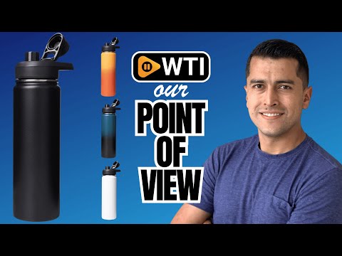24 oz Insulated Water Bottle with Handle - WTI product video review