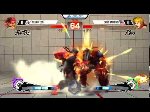 Infiltration vs Chris Tatarian USF4 TOP32 - SEMI FINALS - EVO2015