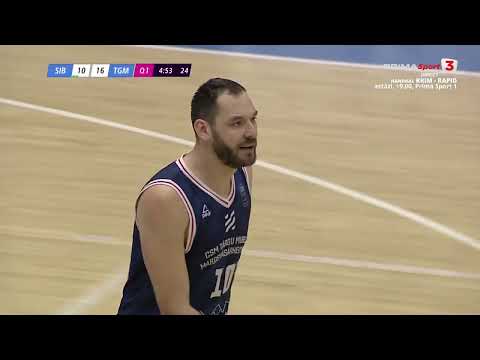 Liga Naţională de baschet: CSU Sibiu - CSM Târgu Mureş, decis pe final. Înregistrarea partidei