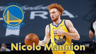 Nicolo Mannion - Golden State Warriors