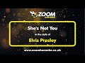 Elvis Presley - She's Not You - Karaoke Version from Zoom Karaoke