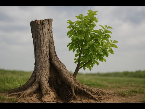 Warum eine abgestorbene Linde weiterlebt – und wie aus dem Wurzelstock ein neuer Baum wächst