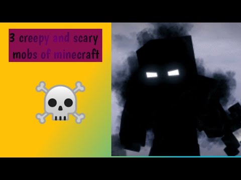 SubhaxD - 3 *CREEPY* and *SCARY* mobs of Minecraft☠️#minecraft#shorts#minecraftshorts
