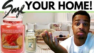 How To Cleanse Negative Energy In Home With Yankee Candle Sage & Purify Your Aura