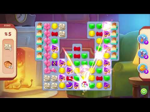 Homescapes level 9380 No Boosters 🏡 Gameplay Walkthrough Playrix