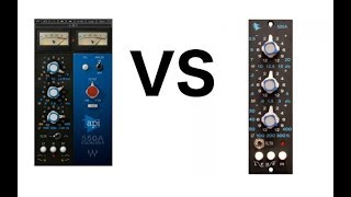 Video thumbnail for Waves API 550A vs Hardware by WheelieMix
