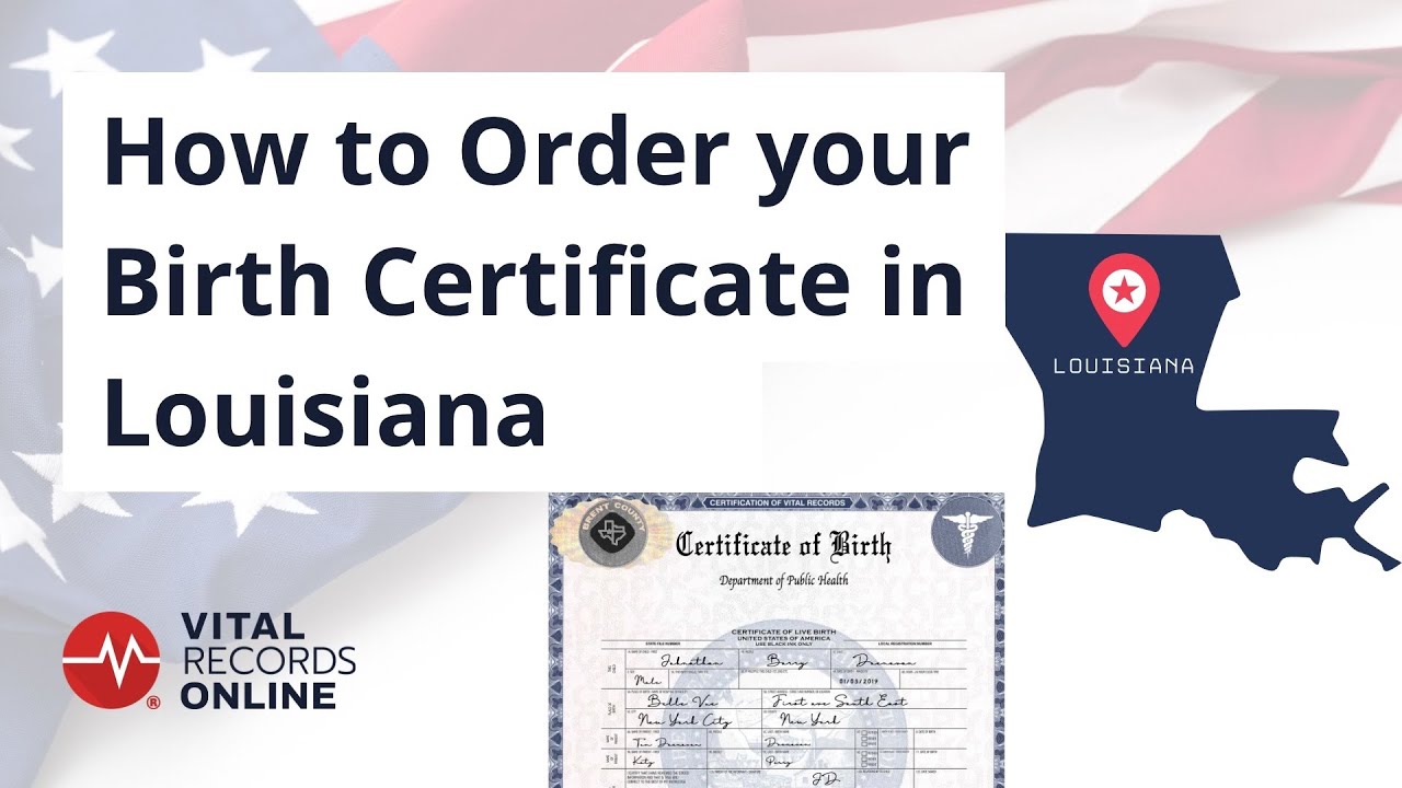 How to Order Your Louisiana Birth Certificate | Vital Records Online