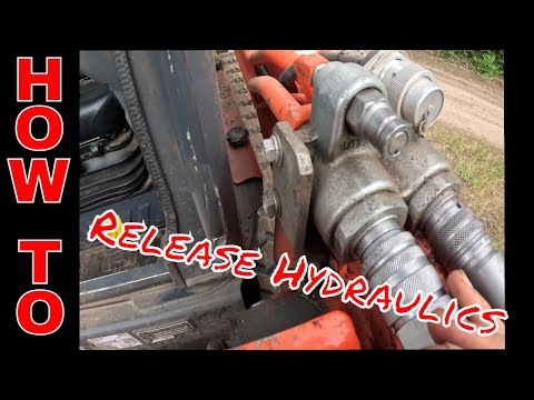 How to Release Hydraulic Pressure on your Skid Equipment