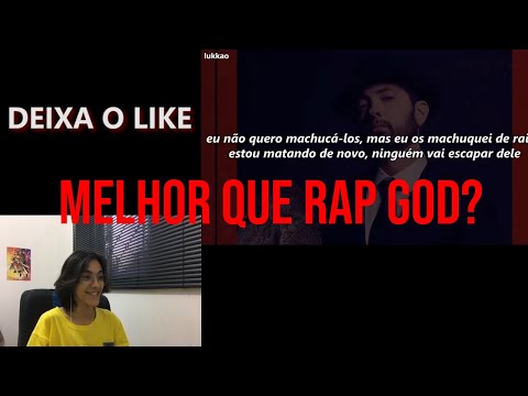 (MELHOR QUE RAP GOD?) REAGINDO A EMINEM FT JUICE WRLD - GODZILLA