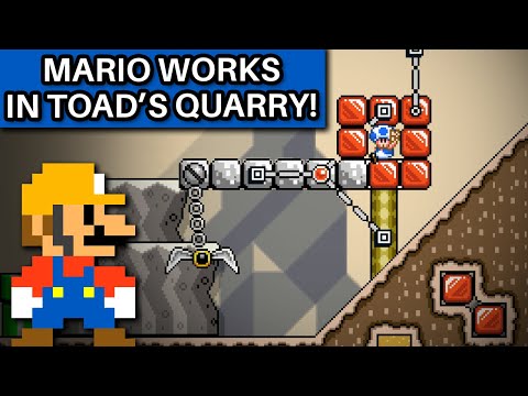 Mario Starts Working at Toad's Quarry