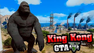 King Kong & Godzilla GTA 5 Mods are now available for download