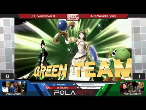 CFLS70 - AllahuAkbar (Blue) vs Nerf Bayonetta (Green) - WSF