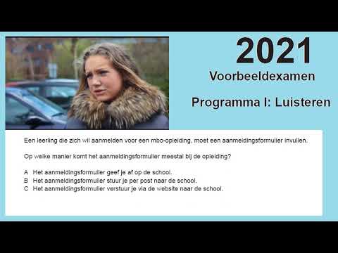 Practice exam 2021 Listening I