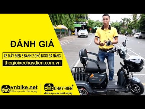 Đánh giá xe máy điện 3 bánh 2 chỗ ngồi đa năng