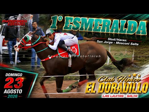 1°ESMERALDA  2°CONY  3°PREPOTENCY Club Hípico El Doradillo Las Lajitas-Salta Dom 23 Agosto 2026