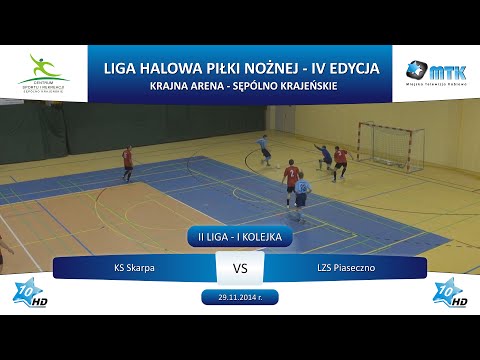 II Liga - I Kolejka: KS Skarpa - LZS Piaseczno 1:2, 29.11.2014 r.
