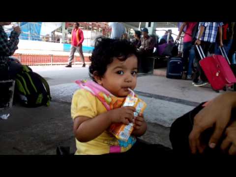 cute baby drinking frooti,1 year old kid love frooti, amazing frooti love,