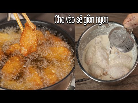 Cánh Gà Chiên theo cách này ngon hơn cánh gà chiên nước mắm