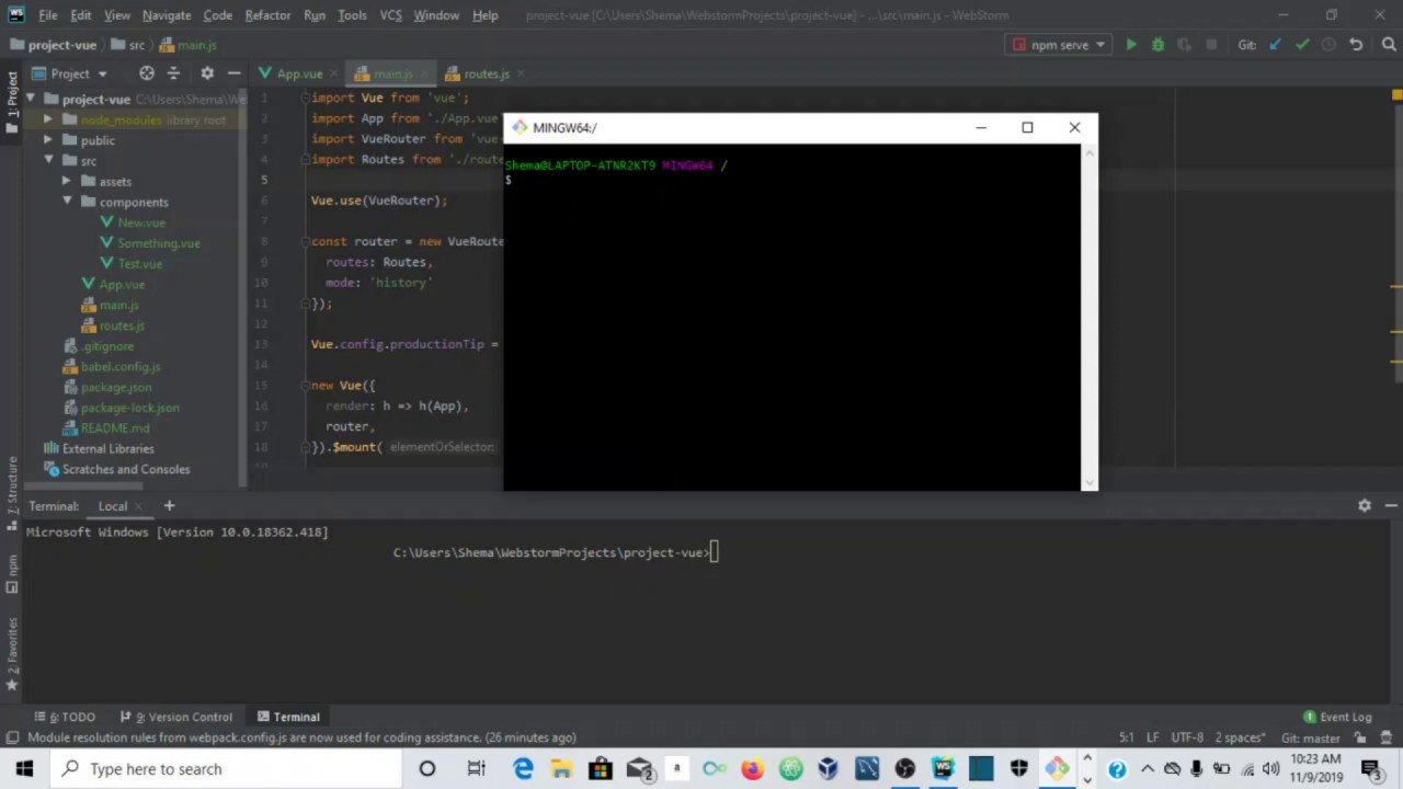 Veil 13 - Easy Way To Create Vue.Js Project With Vuex and Router included