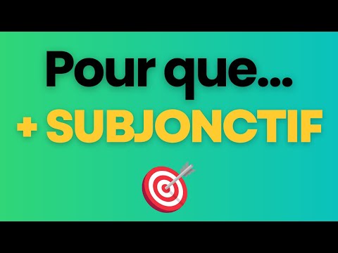 SUBJONCTIF to Express Your Opinion Full Guide Extract