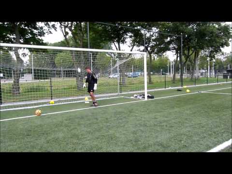 Kay Hilverink, keepertraining van Randy Sanches 24-07-2015