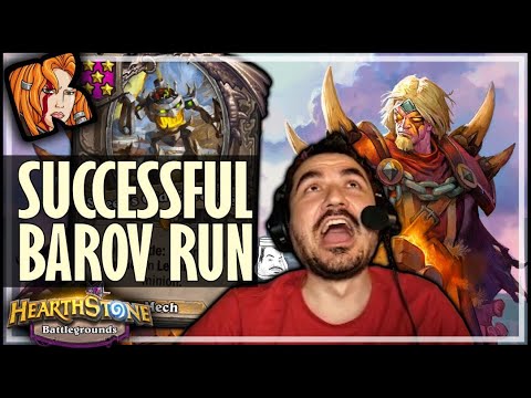 FINALLY A GOOD LORD BAROV RUN! - Hearthstone Battlegrounds