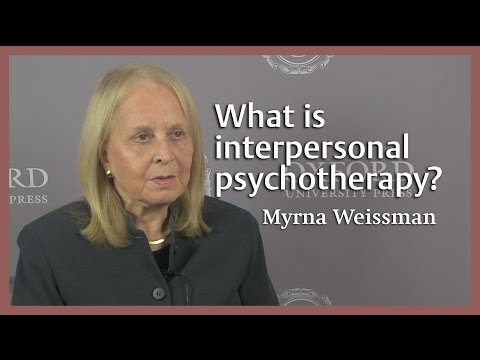 What is interpersonal psychotherapy?