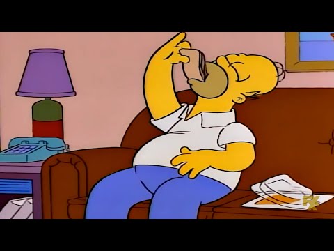 Homer eats cheap meat