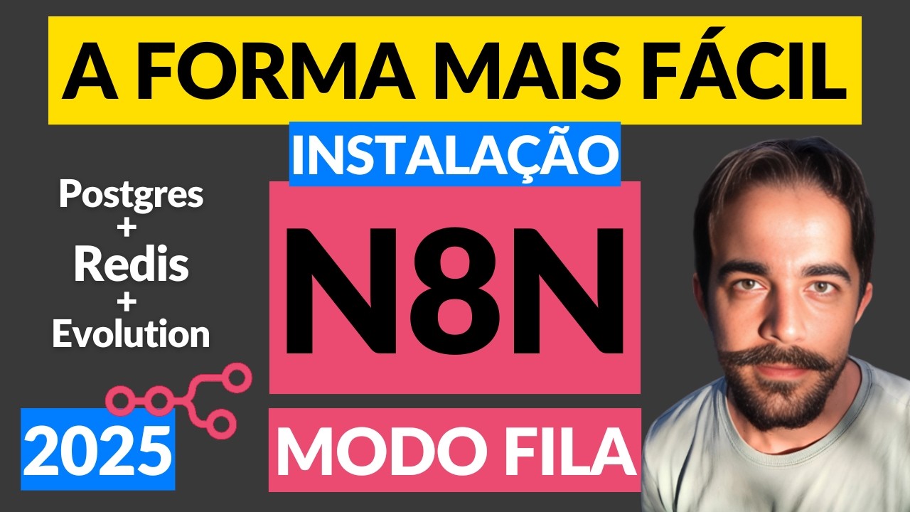 Como instalar o N8N modo fila no EasyPanel Fácil e Rápido com Postgres, Redis e Evolution p/ escalar