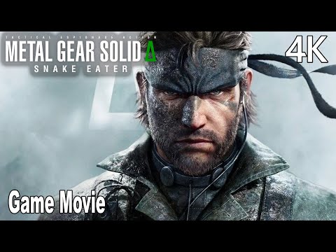 Metal Gear Solid Delta Snake Eater (MGS3 Remake) Game Movie All Cutscenes Cinematics 4K