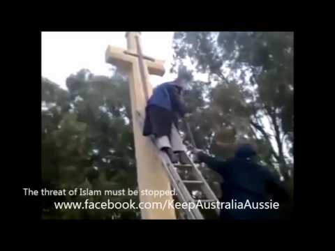 Muslims Destroying Aussie Graves