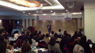 preview picture of video 'Josiah Wagoner Dreaming in Real Life - Korean Toastmasters Humorous Speech Contest'