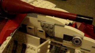preview picture of video 'Lego star wars republic gunship review'